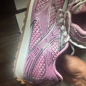 Bottega Veneta Lavender and Silver Women's Sneakers